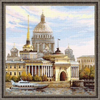 Набор для вышивания Риолис Санкт-Петербург, Адмиралтейская набережная / 1283 - 