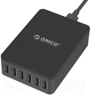 

Зарядное устройство сетевое Orico, Черный, CSE-6U