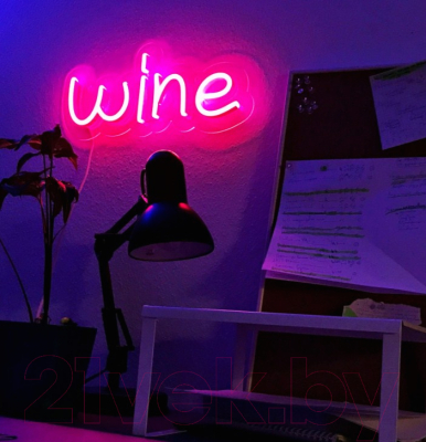 

Неоновая вывеска ON-neon, Wine