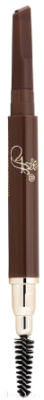 Карандаш для бровей Ffleur С щеточкой автоматический / ES-412 (коричневый)