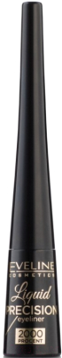 Подводка для глаз жидкая Eveline Cosmetics Liquid Precision Eyeliner 2000 Procent Waterproof (4мл)