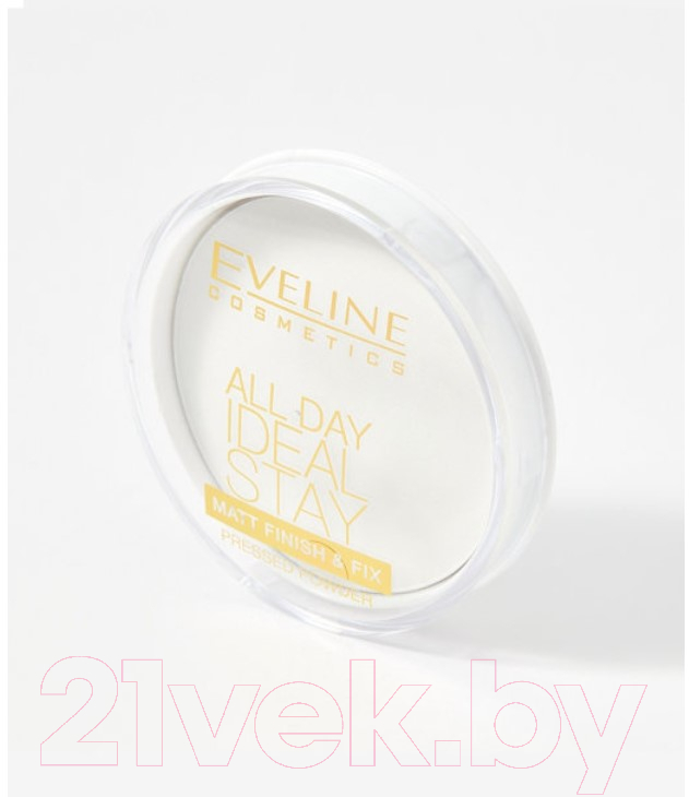 Фиксирующая пудра для лица Eveline Cosmetics All Day Ideal Stay 60 White — фото 4