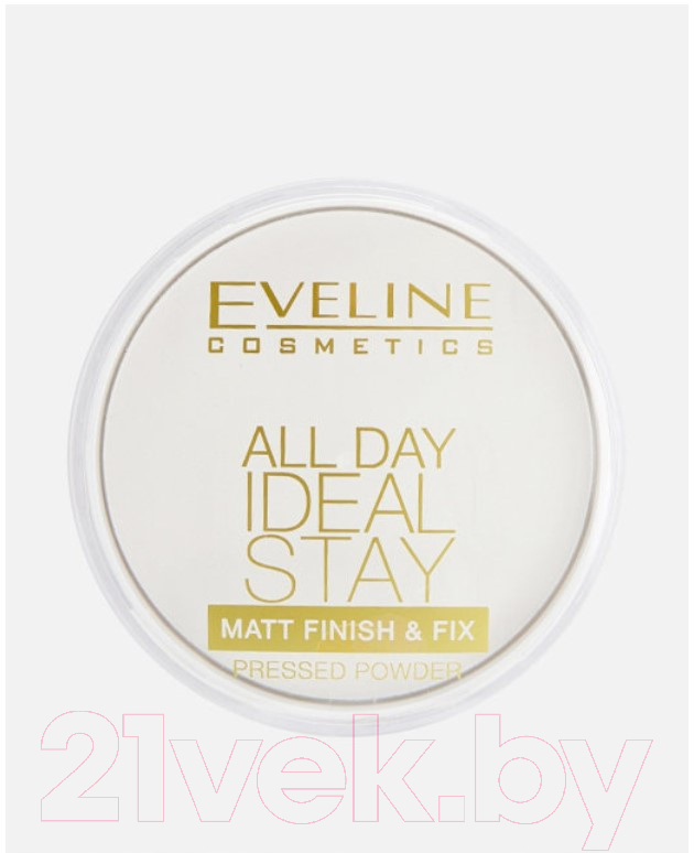 Фиксирующая пудра для лица Eveline Cosmetics All Day Ideal Stay 60 White — фото 5