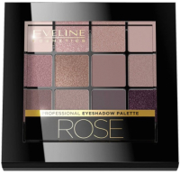 Палетка теней для век Eveline Cosmetics All In One 2 Rose (12г) - 