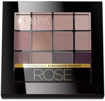 Палетка теней для век Eveline Cosmetics All In One 2 Rose (12г)