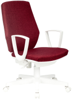 Кресло офисное Бюрократ CH-W545 (красный 38-410/пластик белый) - 