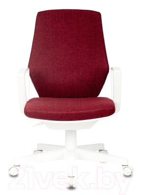 Кресло офисное Бюрократ CH-W545 (красный 38-410/пластик белый)