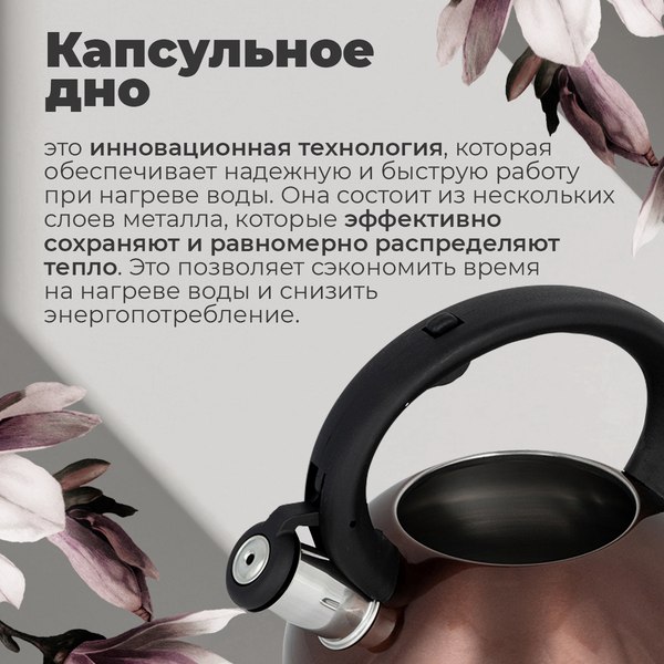 Чайник со свистком Pomi d'Oro Napoli / P-650187