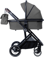 Детская универсальная коляска Bubago Lira 2 в 1 / BD801/BG302 (темно-серый) - 