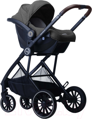 Детская универсальная коляска Bubago Lira 2 в 1 / BD801/BG302 (темно-серый)