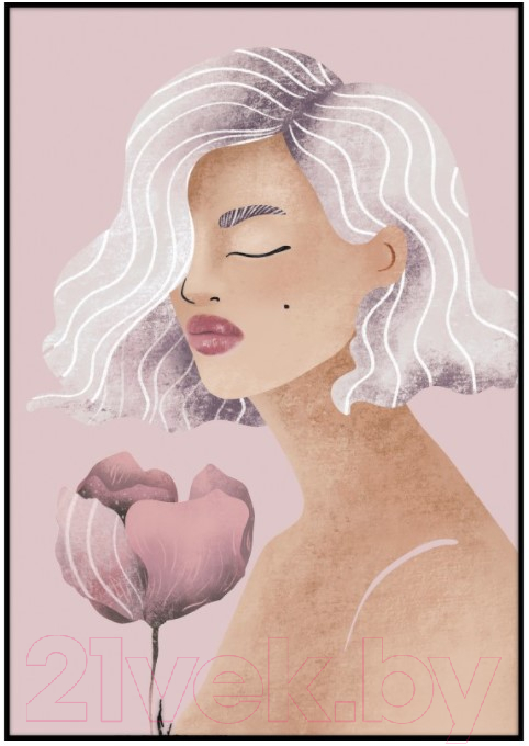 Картина Orlix Розовая девушка / OB-14178