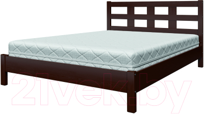 Полуторная кровать Bravo Мебель Вероника 4 120x200 (орех)