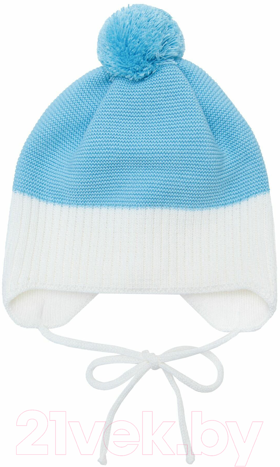 Шапочка для малышей Amarobaby Pure Love Wind / AB-OD21-PLW16/19-38 (голубой, р-р. 38-40)