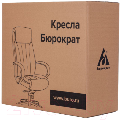 Кресло офисное Бюрократ T-898AXSN (искусственная кожа черный Leather Black/пластик)