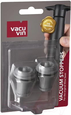 Набор пробок для бутылок VacuVin 08840612 (2шт)