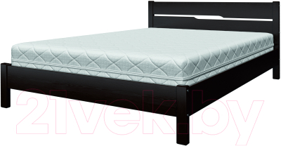 Полуторная кровать Bravo Мебель Вероника 5 120x200 (орех темный)