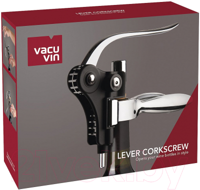 Штопор для вина VacuVin 66514606 (черный)