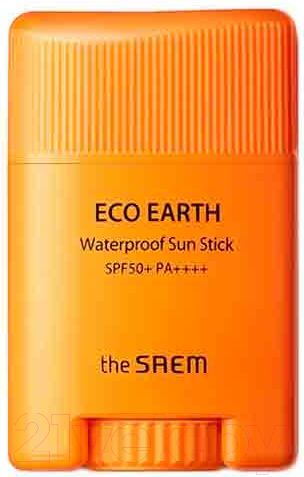 Гель солнцезащитный The Saem Eco Earth Waterproof Sun Stick SPF 50+ PA++++
