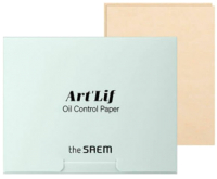 Матирующие салфетки для лица The Saem Art'Lif Oil Control Paper (80шт) - 