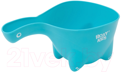 Ковшик для купания Roxy-Kids Dino Scoop / RBS-002-M (голубой)