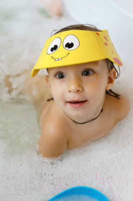 Изображение товара Козырек для мытья головы Roxy-Kids Желтый жирафик / RBC-492-Y