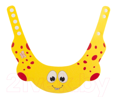 Изображение товара Козырек для мытья головы Roxy-Kids Желтый жирафик / RBC-492-Y