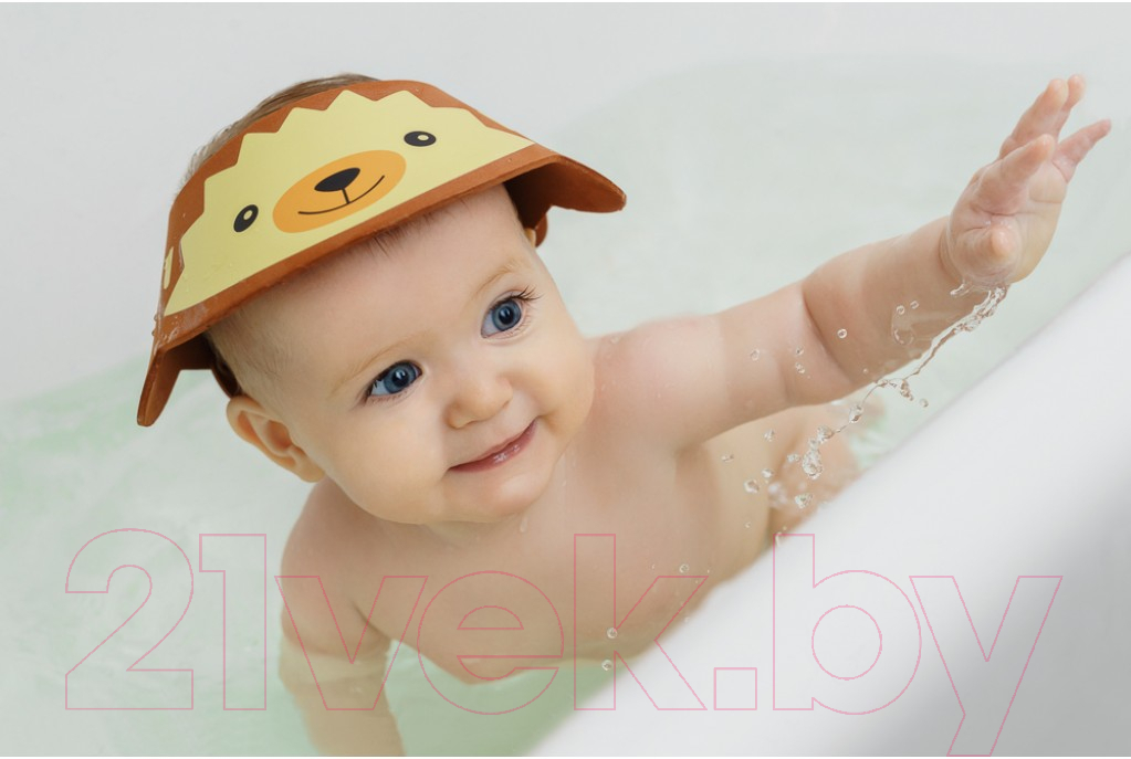 Козырек для мытья головы ROXY-KIDS Коричневый ёжик / RBC-492-B — фото 7