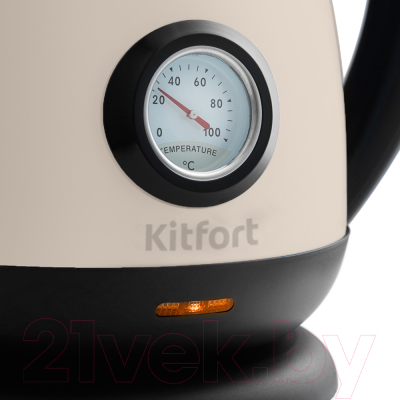 Электрочайник Kitfort KT-642-3 (белый)