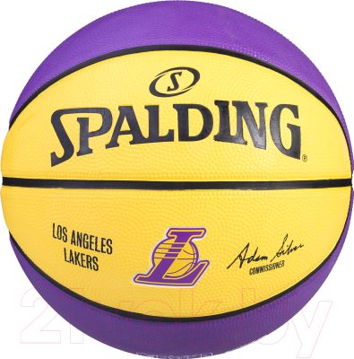 Баскетбольный мяч Spalding Team Lakers 83-510Z (размер 7)