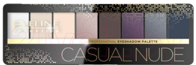 Палетка теней для век Eveline Cosmetics Eyeshadow Professional Palette 04 Casual Nude