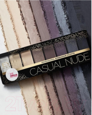 Палетка теней для век Eveline Cosmetics Eyeshadow Professional Palette 04 Casual Nude