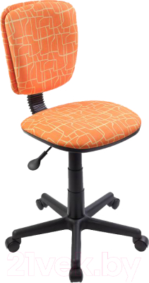 Кресло детское Бюрократ CH-204NX (оранжевый жираф)