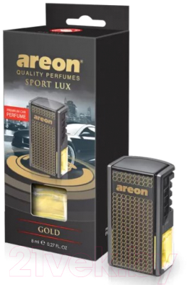 Ароматизатор автомобильный Areon Black Design Gold (8мл)