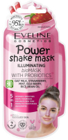 

Маска для лица кремовая Eveline Cosmetics, Power Shake Mask Bio для сияния кожи с пробиотиками
