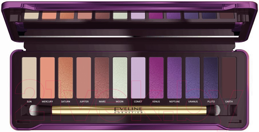 Палетка теней для век Eveline Cosmetics Mystic Galaxy (12г)