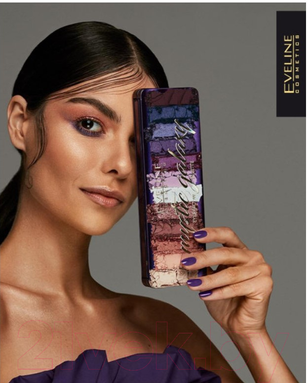 Палетка теней для век Eveline Cosmetics Mystic Galaxy (12г) — фото 4