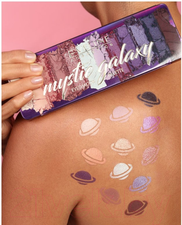 Палетка теней для век Eveline Cosmetics Mystic Galaxy (12г) — фото 5