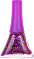 Лак для ногтей детский Lukky Конфетти 23К / Т14138 (темно-фиолетовый с блестками) - 