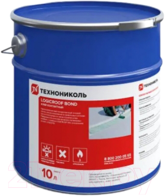 

Клей Технониколь, Прозрачный;бесцветный, Logicroof Bond Контактный