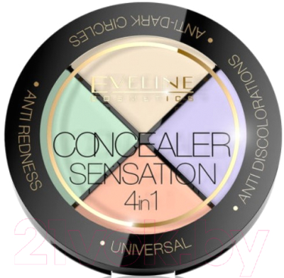 

Консилер Eveline Cosmetics, Concealer Sensation 4в1