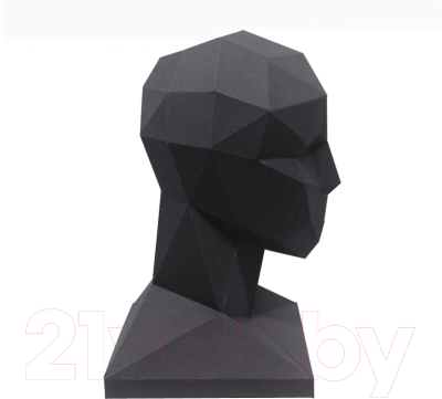 Объемная модель Paperraz Голова для аксессуаров / PP-2HED-WHT