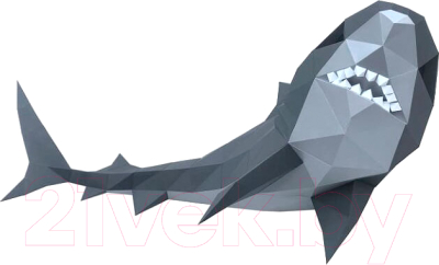 Объемная модель Paperraz Акула Жанна / PP-1AKU-3SGB
