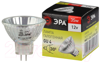 Лампа ЭРА GU4-MR11-35W-12V-30CL / C0027362