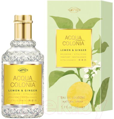 Одеколон N4711 Acqua Colonia Vitalizing - Lemon & Ginger (50мл)