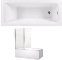 

Ванна акриловая Aquanet, Bright 180x80 232987 + Alfa 4 NF6222-pivot 196049 / 240096