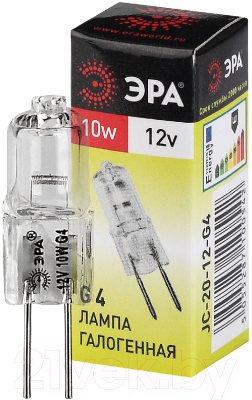 Лампа ЭРА G4-JC-10W-12V / C0027367