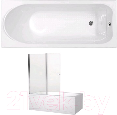 

Ванна акриловая Aquanet, West 150x70 239760 + Alfa 4 NF6222-pivot 196049 / 240106