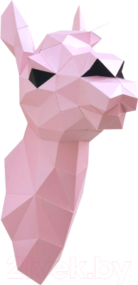 Объемная модель Paperraz Лама Диана / PP-1LAM-PIN (розовый)
