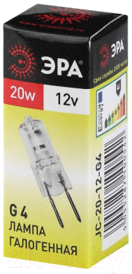 Лампа ЭРА G4-JC-20W-12V / C0027369