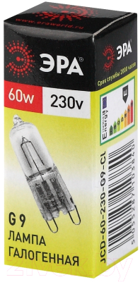 Лампа ЭРА G9-JCD-60-230V-CL / C0027370